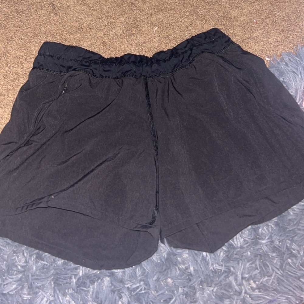 black ivivia athletic shorts